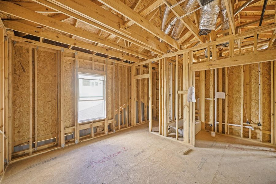 Spacious, unfurnished interior of a new home in Bridgeland, Cypress (Image 10).