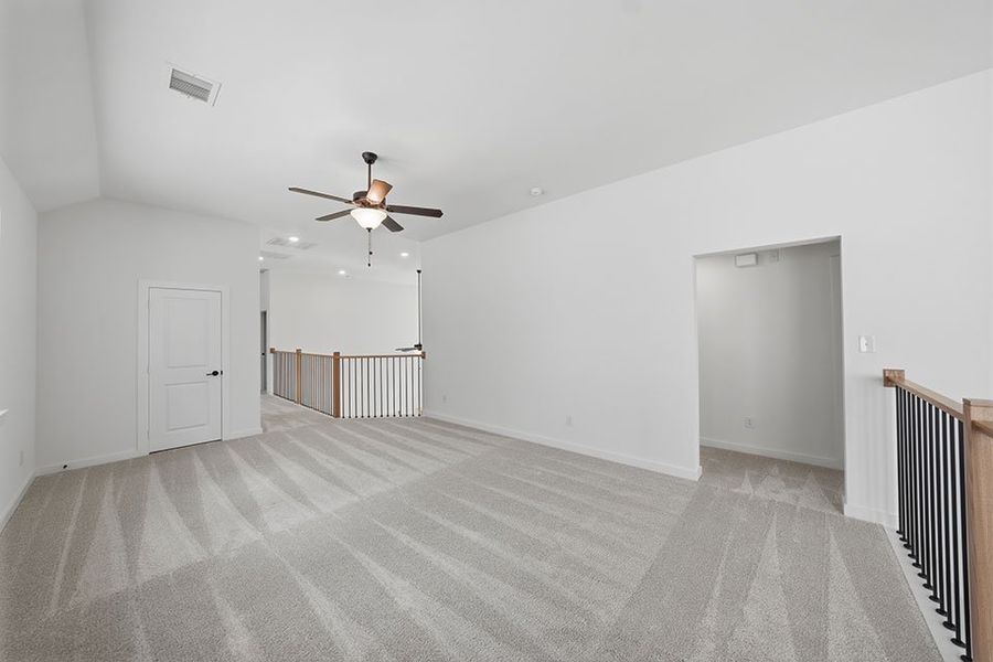 Spacious, unfurnished interior of a new home in Light Farms Brenham - 40' Lots, Celina (Image 32). Spacious, unfurnished interior of a new home in Light Farms Brenham - 40' Lots, Celina (Image 32).