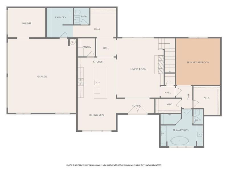 2D floor plan layout of this home in , Rydal, GA (Image 6).