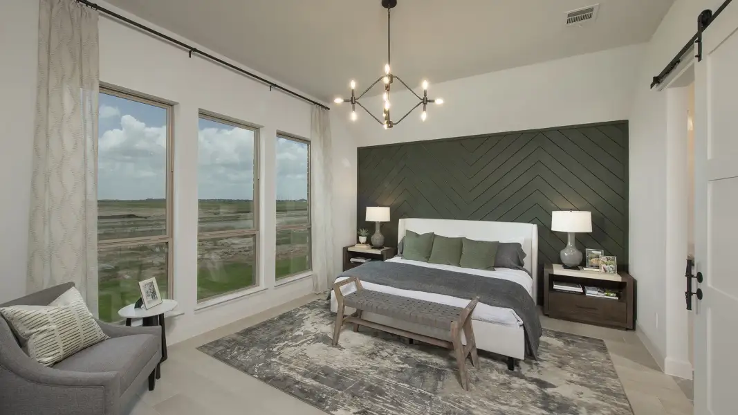 Furnished interior view inside a new home in Sweetgrass, Haslet (Image 61).