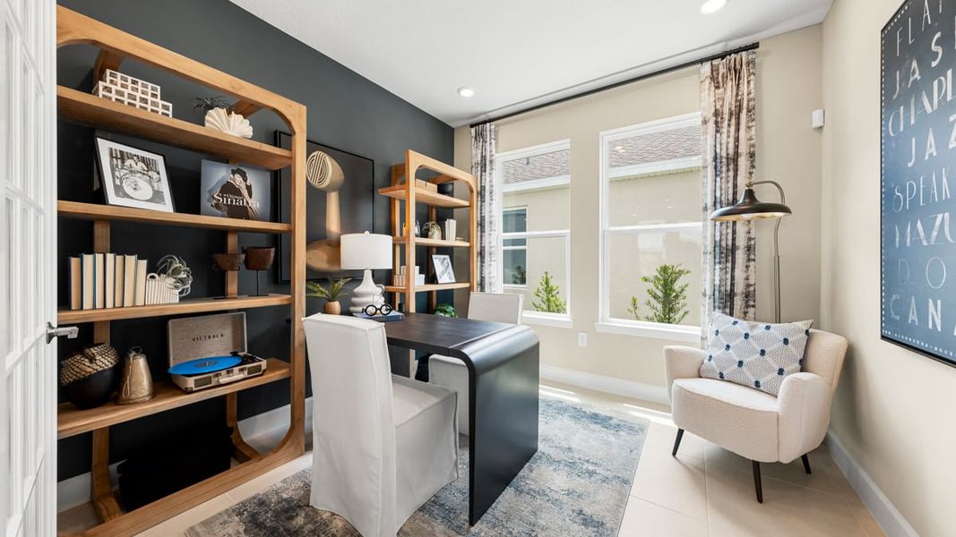 Furnished interior view inside a new home in Indigo Creek, Apollo Beach (Image 19).