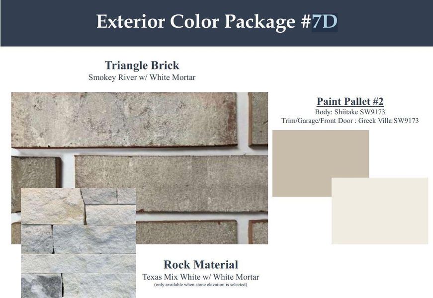 Sample of building materials used in homes in Westridge Cove, Conroe (Image 25). Sample of building materials used in homes in Westridge Cove, Conroe (Image 25).