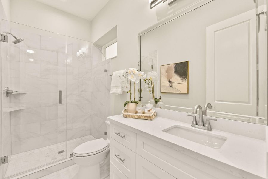 Furnished interior view inside a new home in , Houston (Image 38).