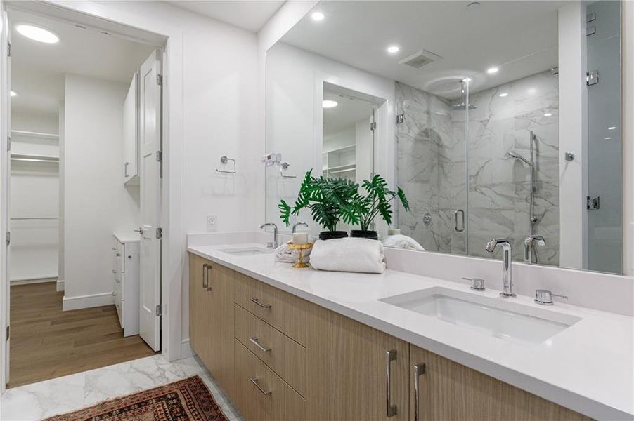 Furnished interior view inside a new home in The Dillon Buckhead, Atlanta (Image 34).