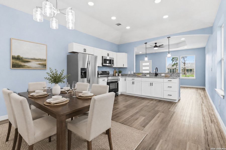 Furnished interior view inside a new home in , San Antonio (Image 11).