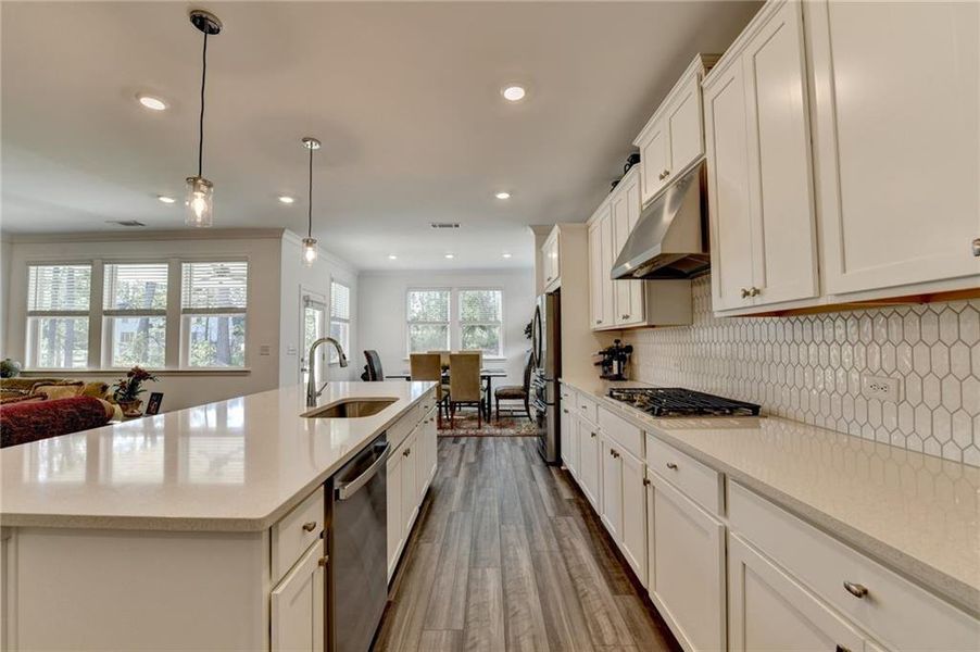 Furnished interior view inside a new home in Bailey Fence, Dacula (Image 37).