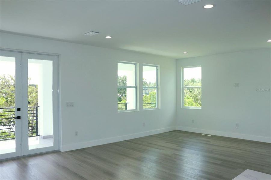 Spacious Family room
