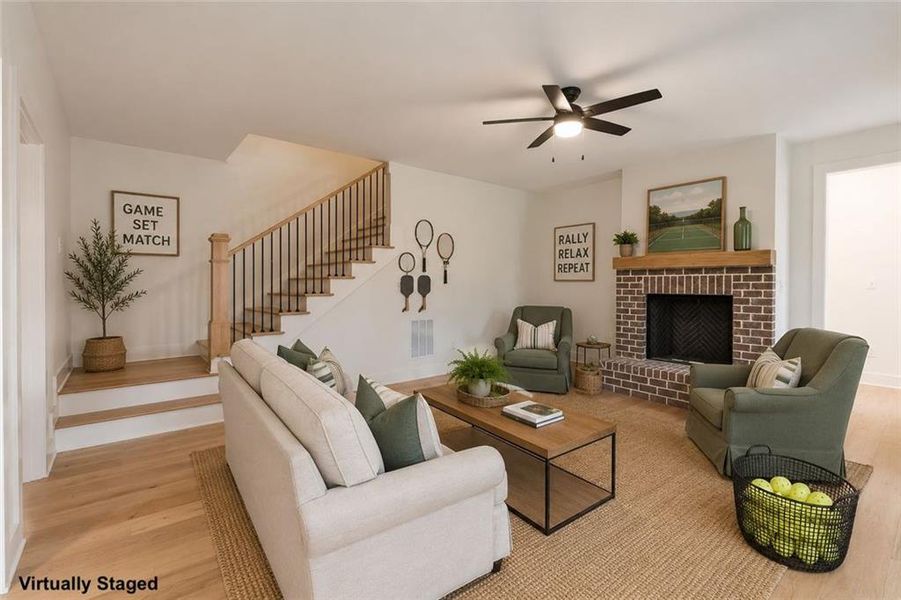 Furnished interior view inside a new home in , Gainesville (Image 18).