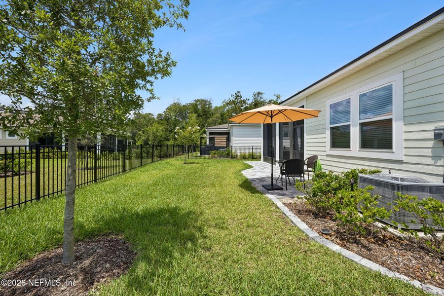 Exterior details and patio area of a home in RiverTown, St. Johns (Image 28).