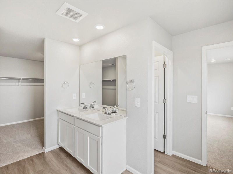 Furnished interior view inside a new home in Lake Bluff, Greeley (Image 8). Furnished interior view inside a new home in Lake Bluff, Greeley (Image 8).