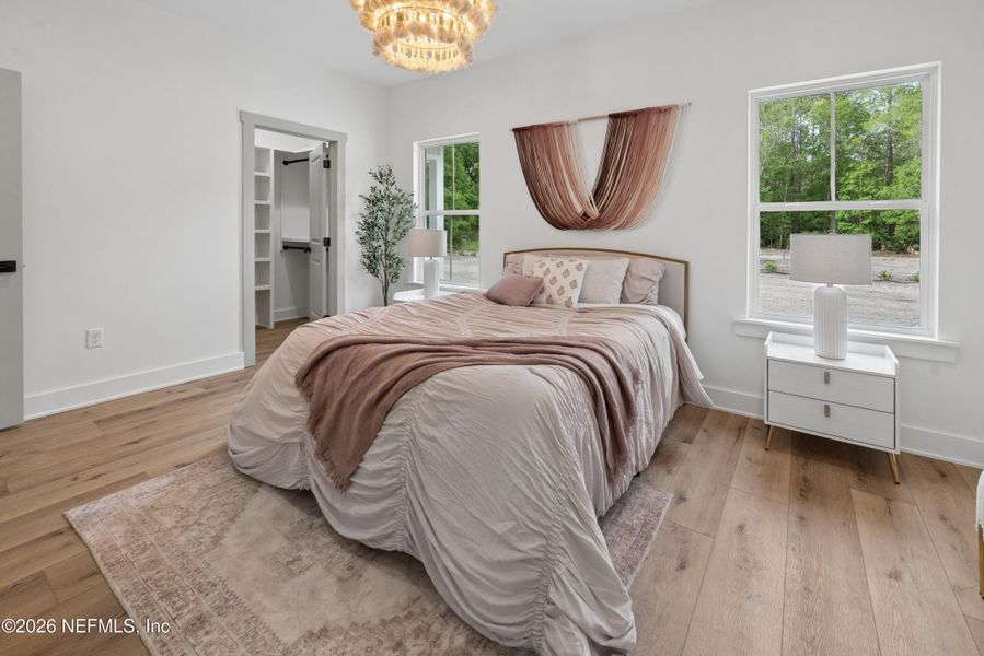 Furnished interior view inside a new home in , Starke (Image 40).