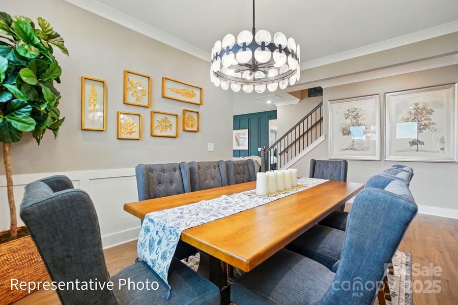 Furnished interior view inside a new home in Heritage - 55+ Community, Indian Trail (Image 26). Furnished interior view inside a new home in Heritage - 55+ Community, Indian Trail (Image 26).