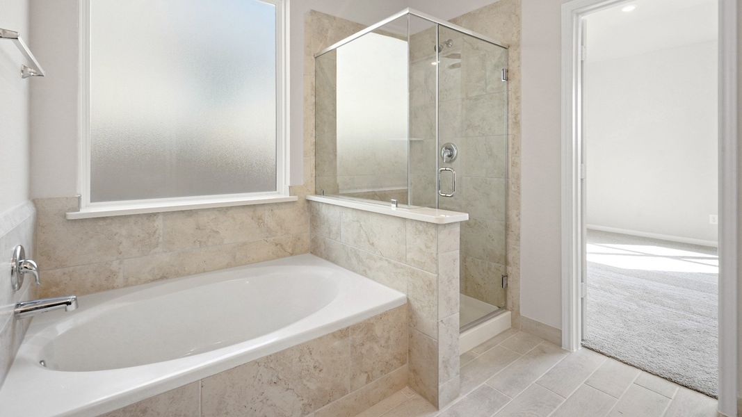 Representative furnished interior of a home built from the The Benbrook by Legend Homes in Bluestem, Brookshire (Image 7).