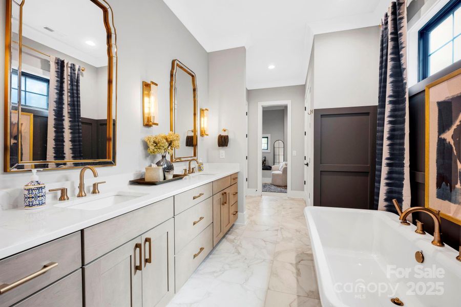 Furnished interior view inside a new home in , Davidson (Image 12).