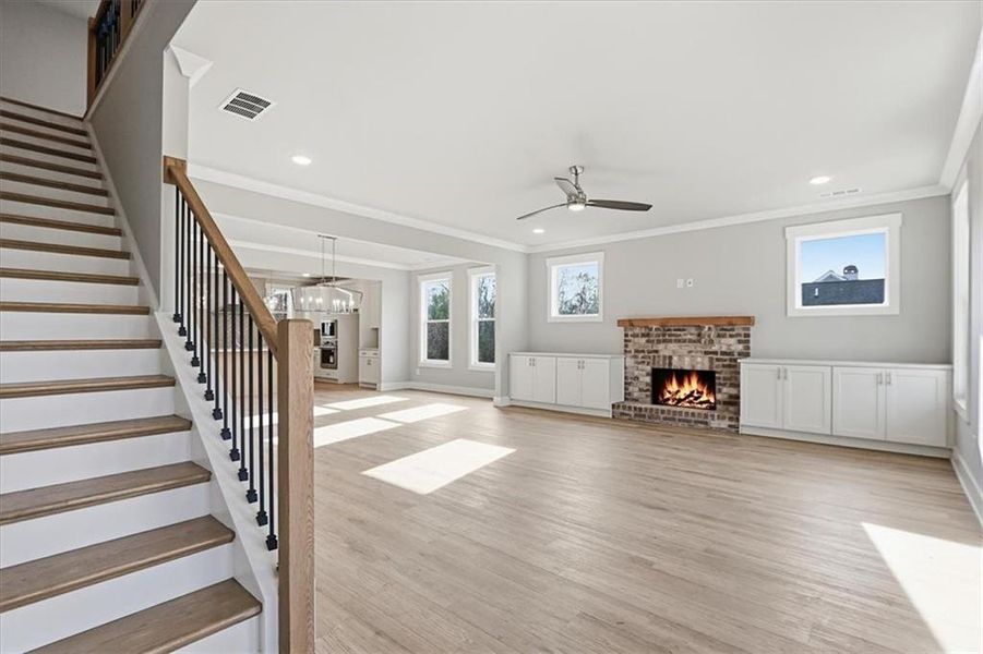 Spacious, unfurnished interior of a new home in , Statham (Image 66).