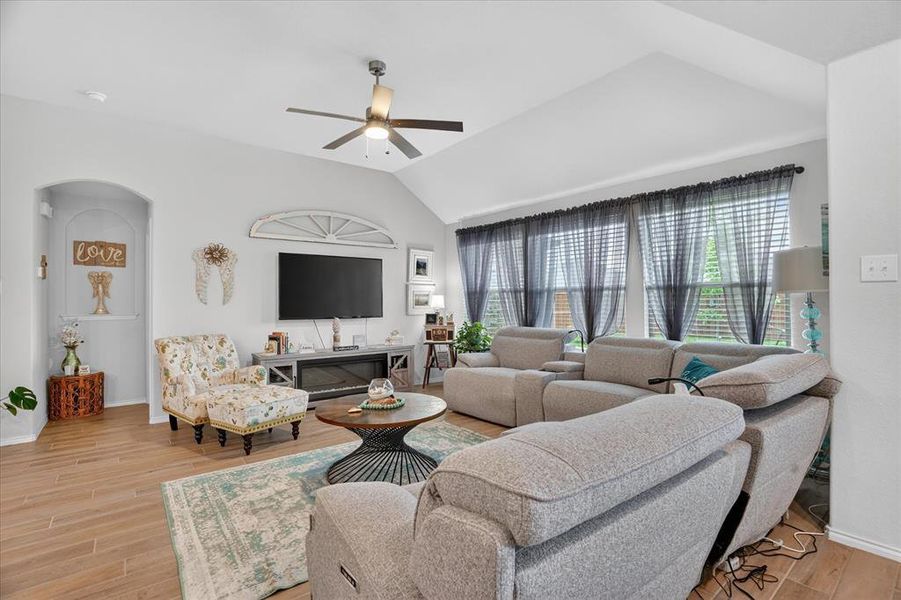 Furnished interior view inside a new home in Silo Mills, Joshua (Image 9).