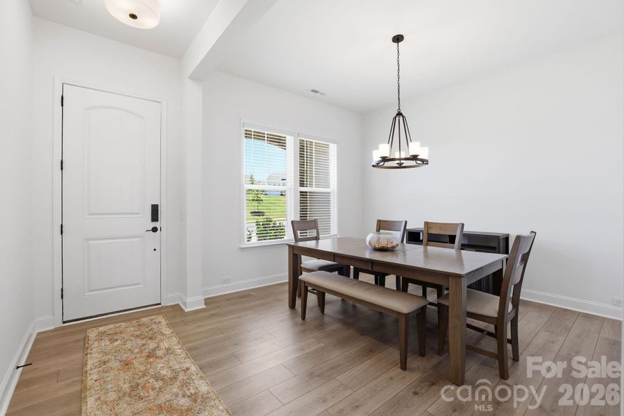 Furnished interior view inside a new home in Estates at Sugar Creek, Indian Land (Image 16).