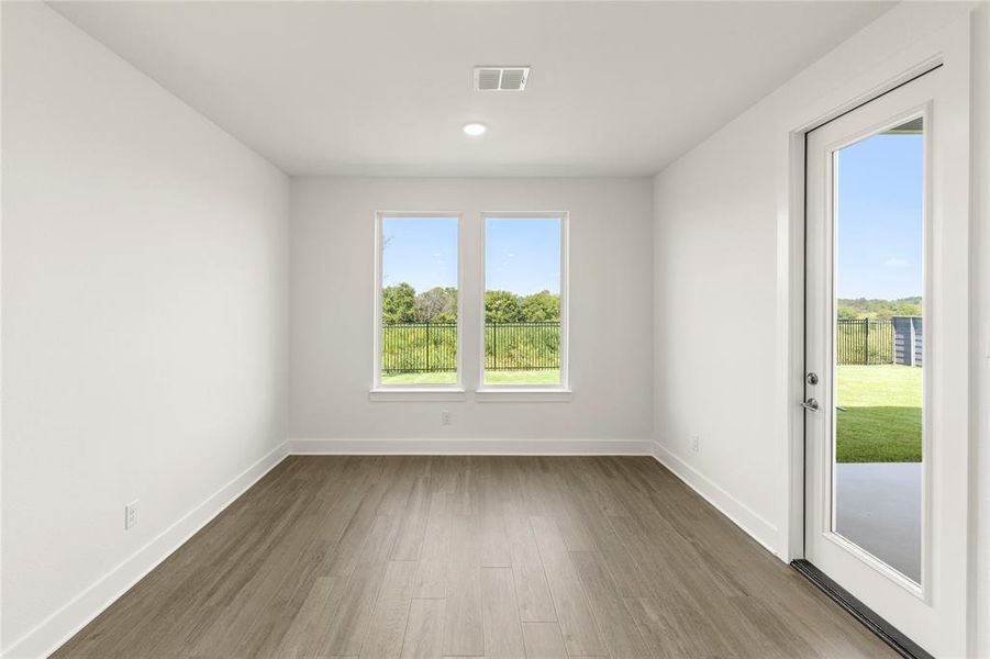 Spacious, unfurnished interior of a new home in Inspiration Collection at Union Park, Little Elm (Image 12).