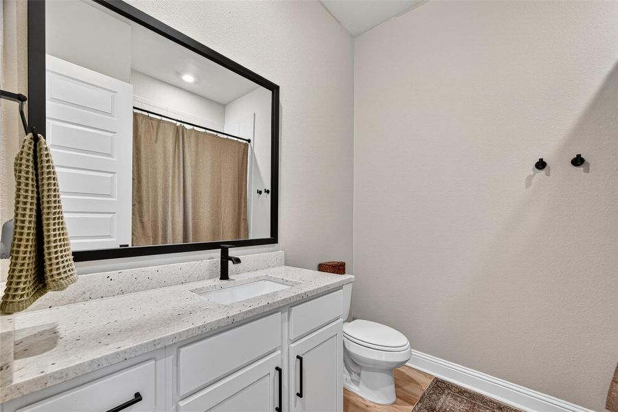 Furnished interior view inside a new home in Sierra Vista, Iowa Colony (Image 16). Furnished interior view inside a new home in Sierra Vista, Iowa Colony (Image 16).