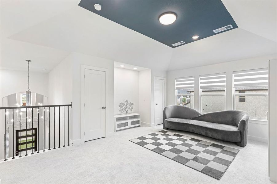 Furnished interior view inside a new home in , Prosper (Image 27).