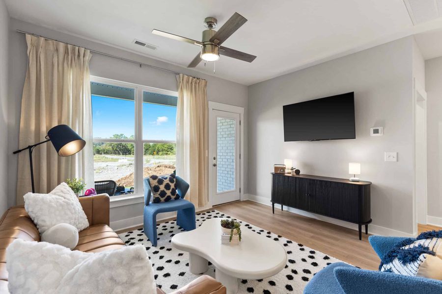 Furnished interior view inside a new home in Stonecrest Townhomes, Hendersonville (Image 3).