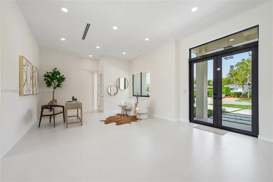Furnished interior view inside a new home in , Miami (Image 16).
