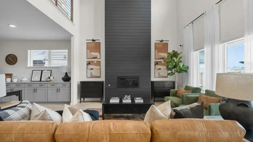 Furnished interior view inside a new home in The Preserve at Forum, Grand Prairie (Image 12).