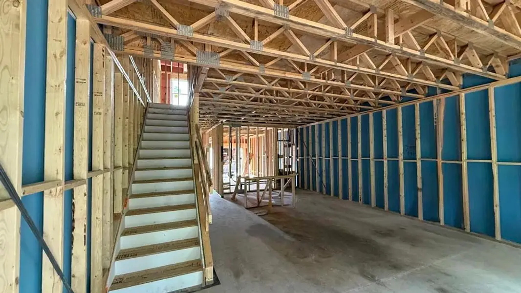 Foyer & Family Room Construction Progress
