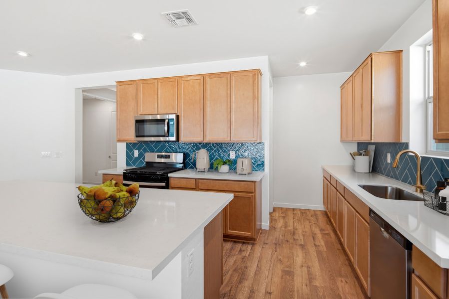 Furnished interior view inside a new home in Montana Vista - Summit: Summit, Buckeye (Image 7).