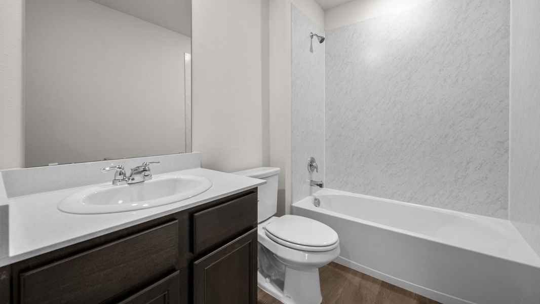 Furnished interior view inside a new home in Crane Crossing, Crandall (Image 11).