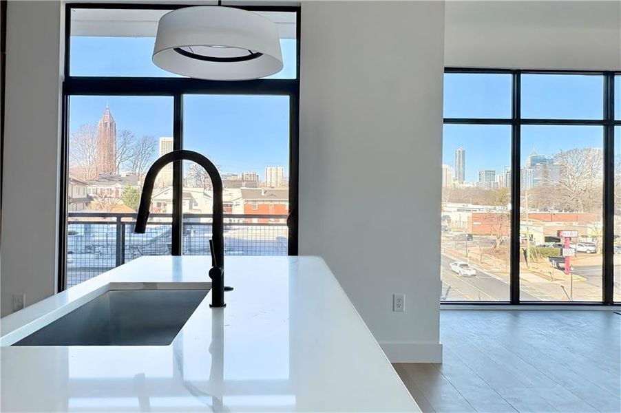 Close-up of interior finishes inside a home in , Atlanta (Image 8).
