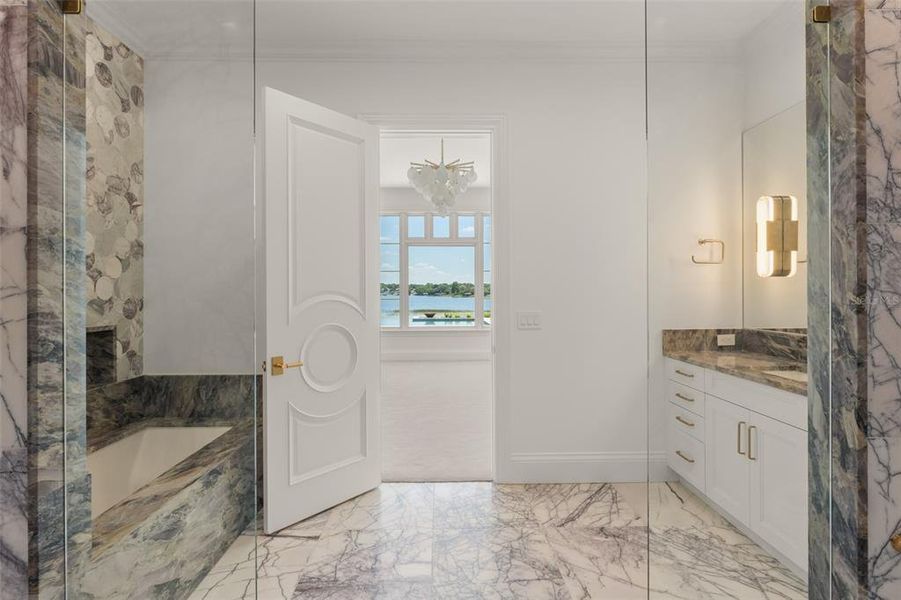 Furnished interior view inside a new home in , Windermere (Image 38).