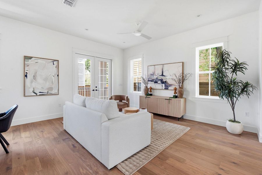 Furnished interior view inside a new home in , Austin (Image 15).