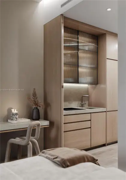 Furnished interior view inside a new home in , Miami (Image 6).