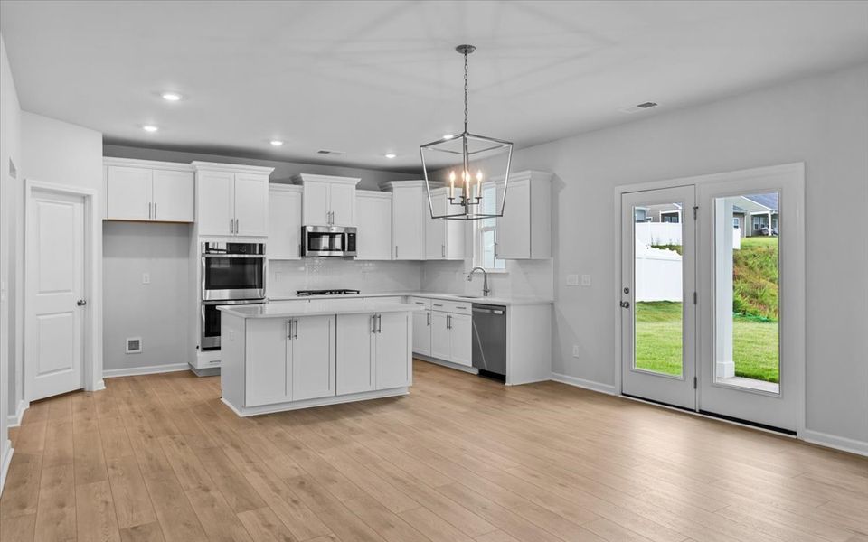 Furnished interior view inside a new home in Fieldstone, Lexington (Image 7). Furnished interior view inside a new home in Fieldstone, Lexington (Image 7).