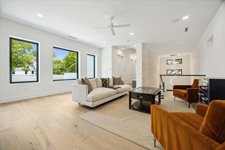 Furnished interior view inside a new home in , Houston (Image 8).