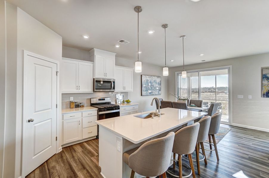 Representative furnished interior of a home built from the Cascades by Mattamy Homes in McAlister Creek, Clayton (Image 5).