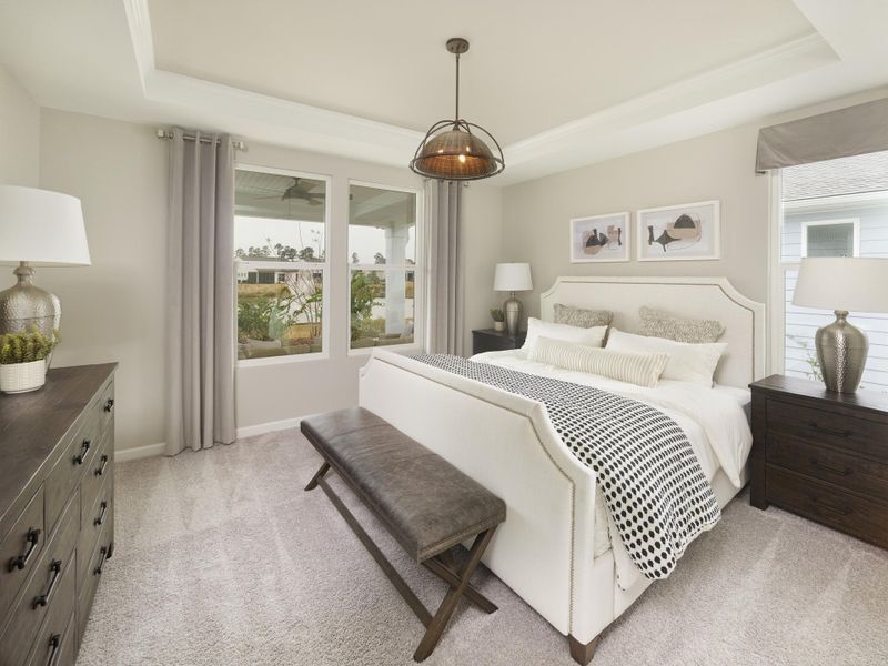 Furnished interior view inside a new home in Del Webb Charleston at Nexton, Summerville (Image 4).