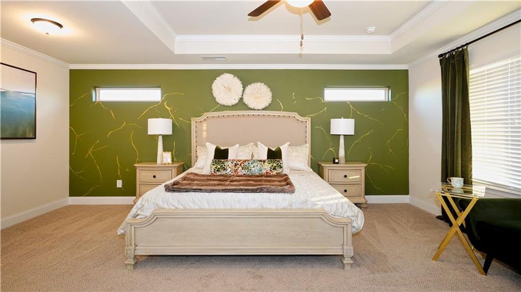Furnished interior view inside a new home in Hellen Valley, Braselton (Image 19).