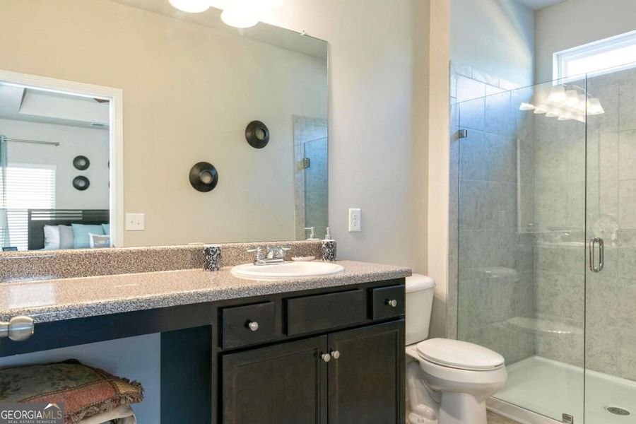 Furnished interior view inside a new home in Cobblestone Crossing Commons, Byron (Image 19).