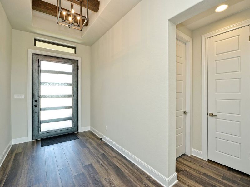 Representative unfurnished interior of a home built from the Catalina by Giddens Homes in Clearwater Ranch, Liberty Hill (Image 136).