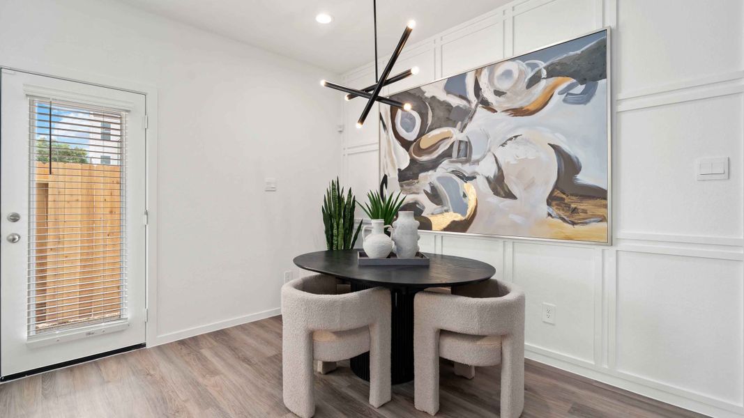 Furnished interior view inside a new home in Murphy Village, Missouri City (Image 9). Furnished interior view inside a new home in Murphy Village, Missouri City (Image 9).