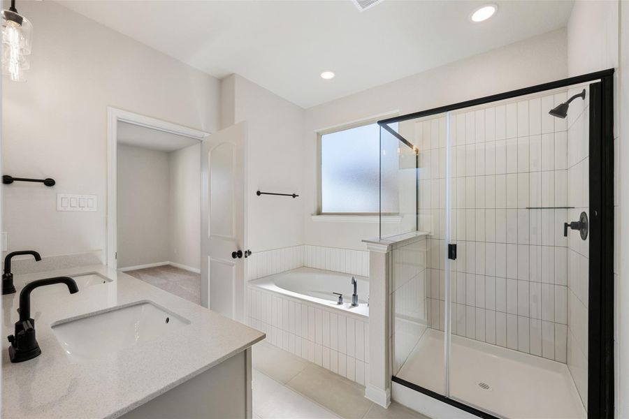 Furnished interior view inside a new home in Patterson Ranch, Georgetown (Image 15).