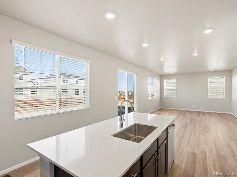 Furnished interior view inside a new home in Revere at Johnstown, Johnstown (Image 7).
