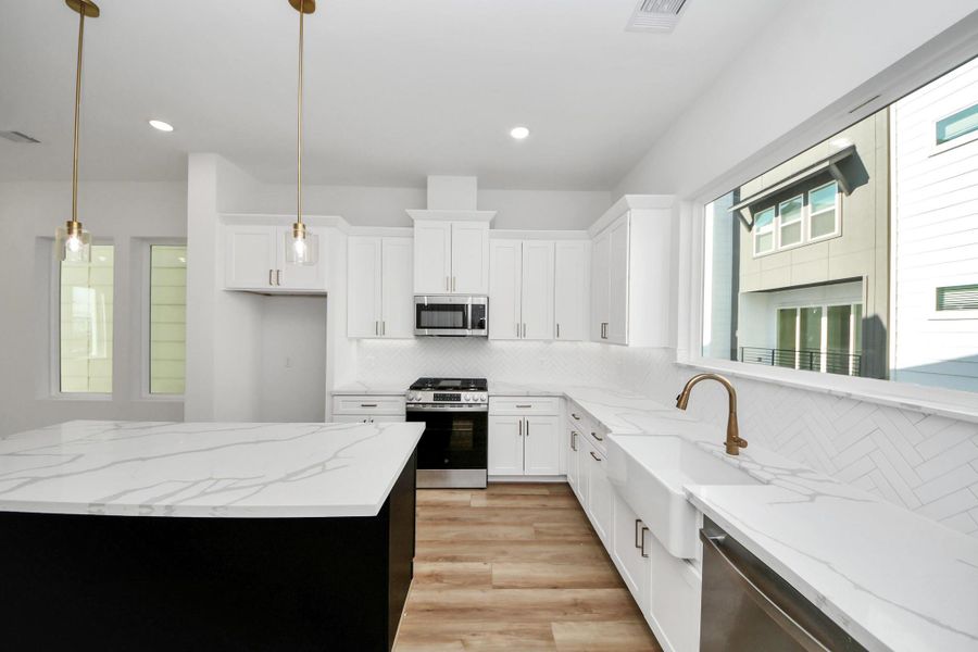 Furnished interior view inside a new home in , Houston (Image 14).