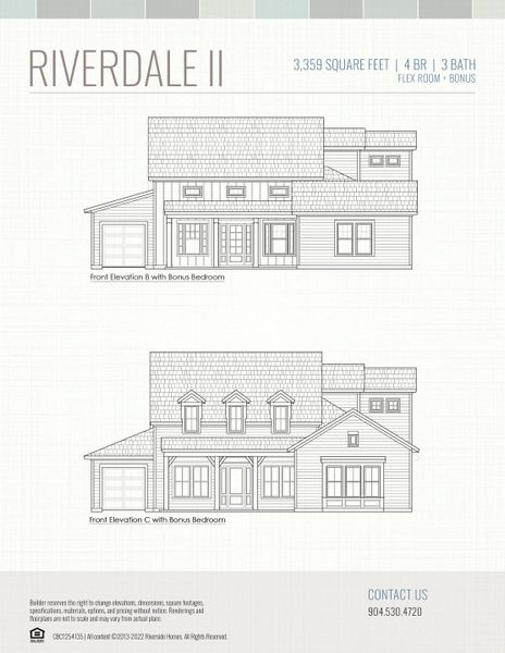 Representative rendering of the exterior for the Riverdale by Riverside Homes (Image 4). Representative rendering of the exterior for the Riverdale by Riverside Homes (Image 4).