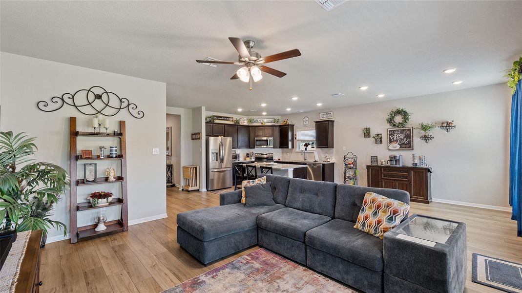 Furnished interior view inside a new home in , Nolanville (Image 8).