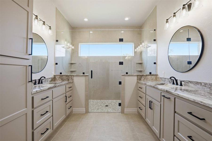 Furnished interior view inside a new home in , Granbury (Image 18).