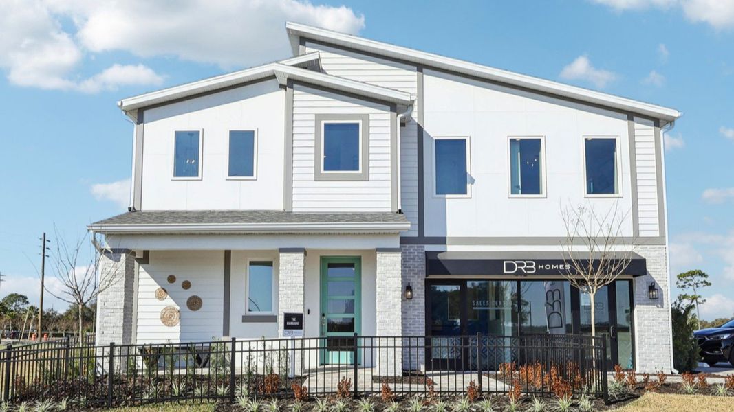 Representative exterior photo of a completed home built from the Mangrove by DRB Homes in Trailside, Mount Dora, FL (Image 26).