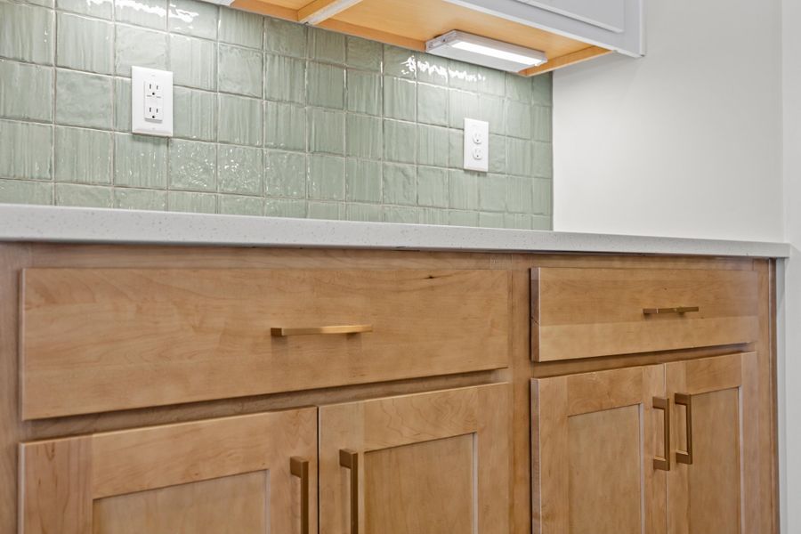 Close-up of interior finishes inside a home in Allen Park, Raleigh (Image 14).